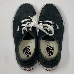 Grey faux suede Vans 7.5